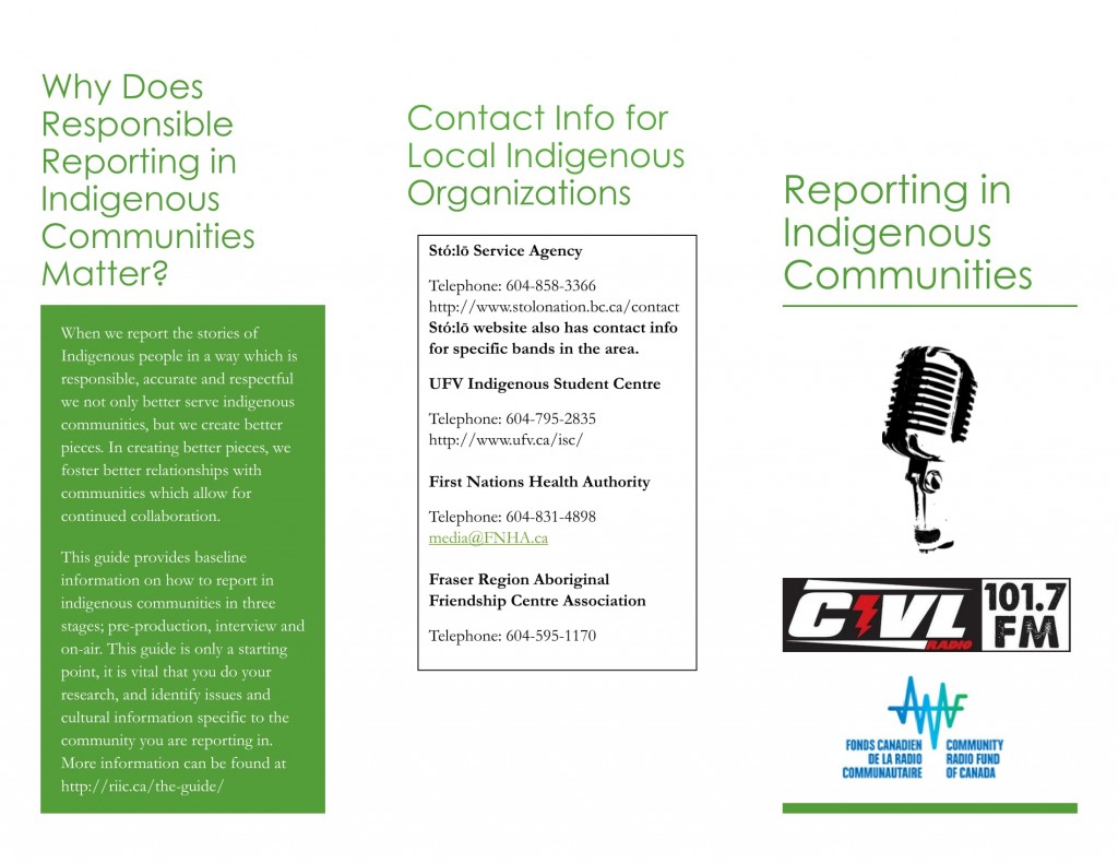 How To Report on Indigenous Communities Responsibly